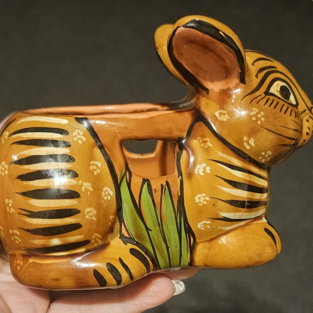 Florina Conception Rabbit Planter or Botive Candle Holder Mexico Home Decor